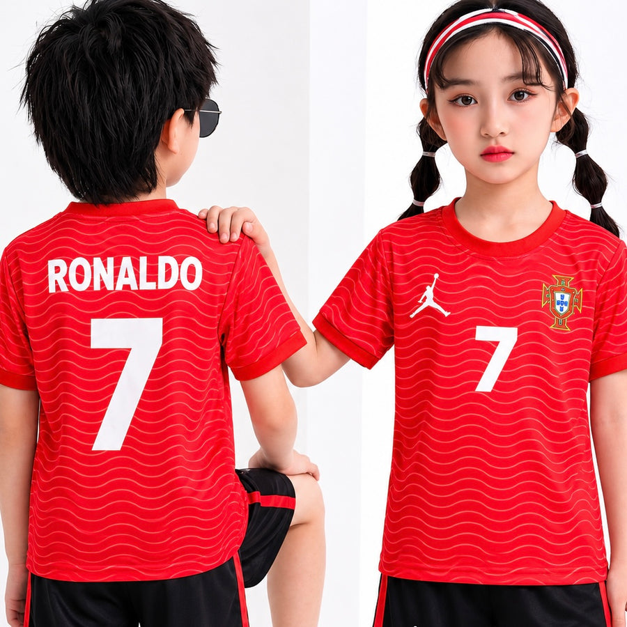 FIFA WORLD CUP 2026 PORTUGAL KIDS JERSEY WITHOUT PANT