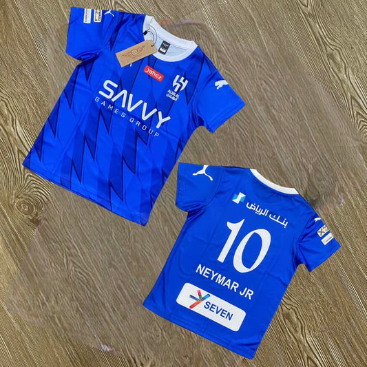 FULL BODY SUBLIMATION PRINT KIDS AL HILAL BLUE JERSEY
