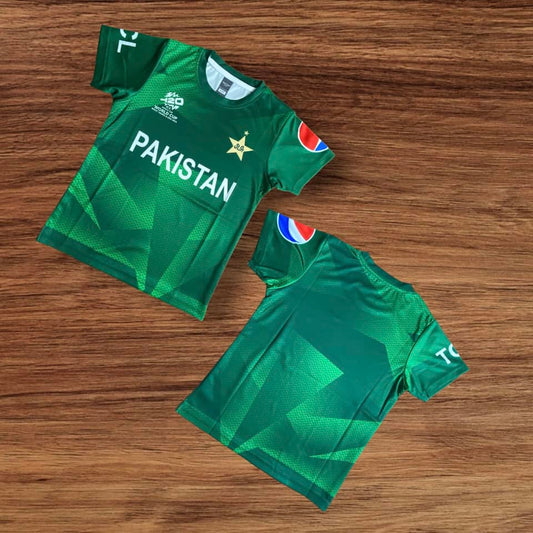 PAKISTAN CRICKET FULL BODY SUBLIMATION PRINT KIDS  JERSEY