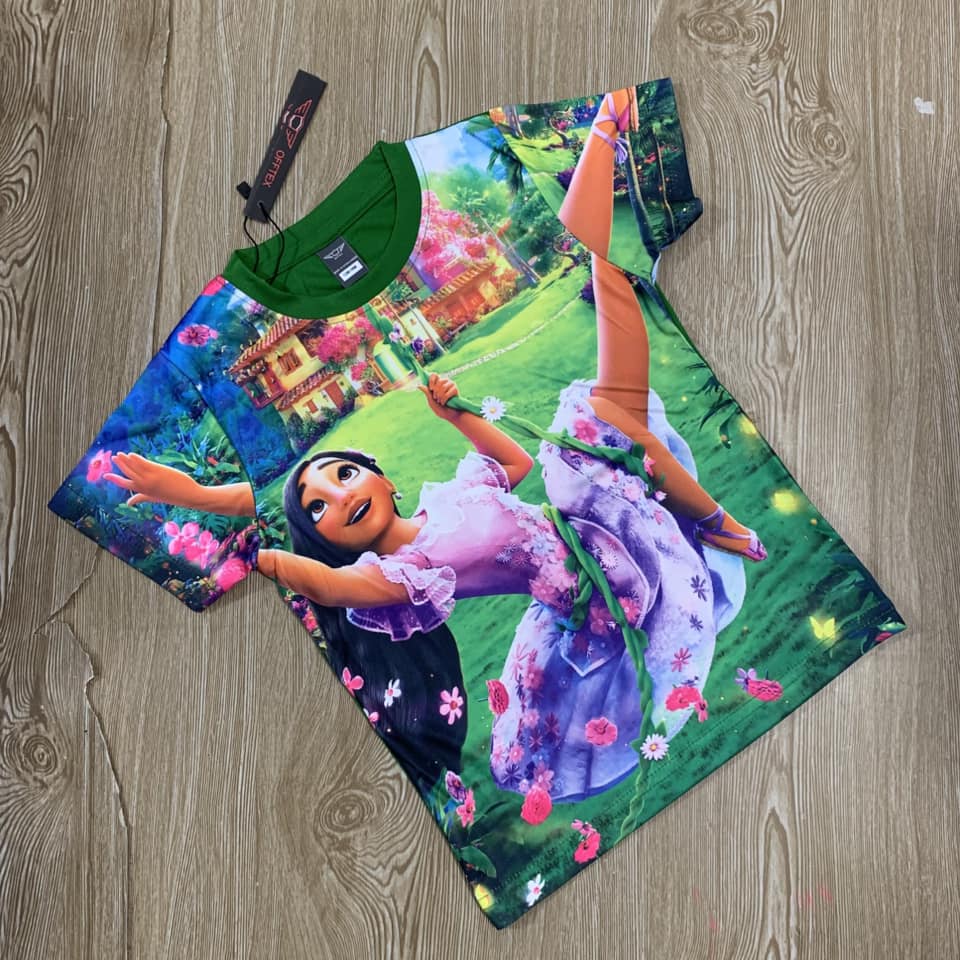 GIRLS 3D PRINT T-SHIRT