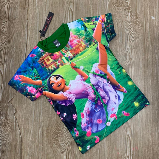 GIRLS 3D PRINT T-SHIRT