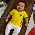 BRAZIL WORLD CUP HOME 2026 FULL BODY PRINT PREMIUM QUALITY KIDS JERSEY WITHOU PANT