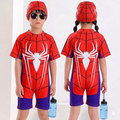SPIDERMAN KIDS SWIMMINGSUIT WITH CAP
