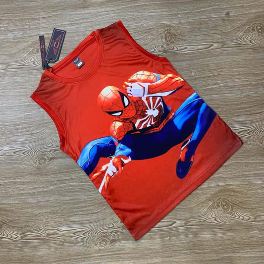 SPIDERMAN KIDS 3D PRINTSLEEVELESS T-SHIRT