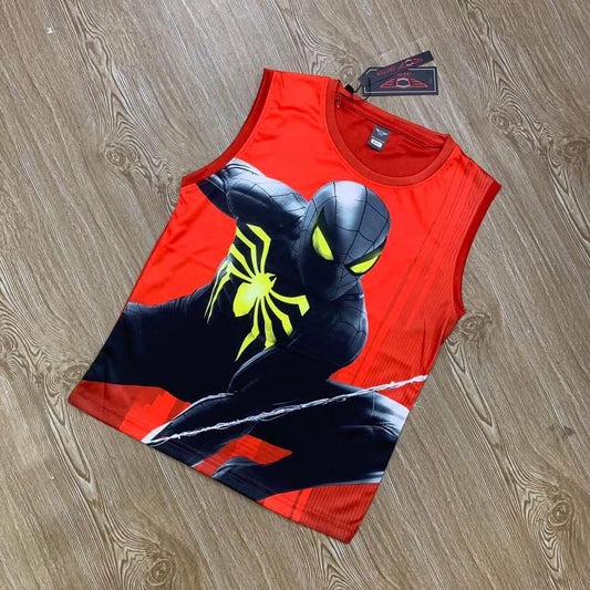 SPIDERMAN KIDS 3D PRINTSLEEVELESS T-SHIRT